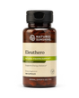 A bottle of Nature's Sunshine Eleuthero dietary supplement, containing 100 capsules, on a clean white background.