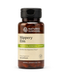 A bottle of Natures Sunshine Slippery Elm dietary supplement, containing 100 capsules, on a clean white background.