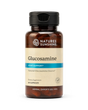 A bottle of Natures Sunshine Glucosamine Joint Support dietary supplement, containing 60 capsules, shown on a clean white background.