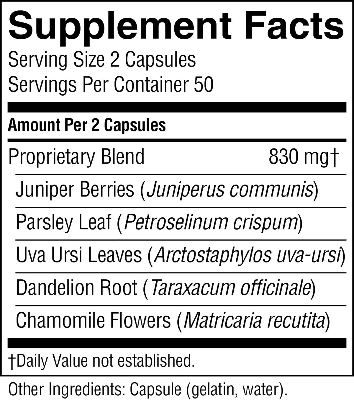 Nature's Sunshine Kidney Activator (100 caps)