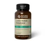 Nature's Sunshine Lower Bowel Stimulator supplement bottle on a white background