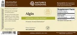Nature's Sunshine Algin (100 caps) - Nature's Best Health Store