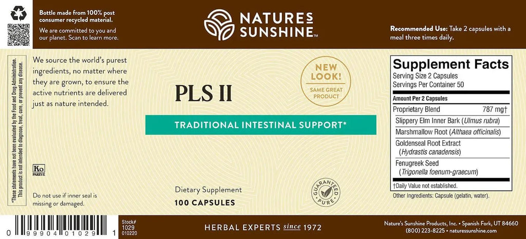 Nature's Sunshine PLS II (100 caps) - Nature's Best Health Store