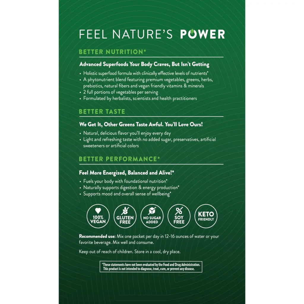 Nature's Sunshine Power Greens - Nature's Best Health Store
