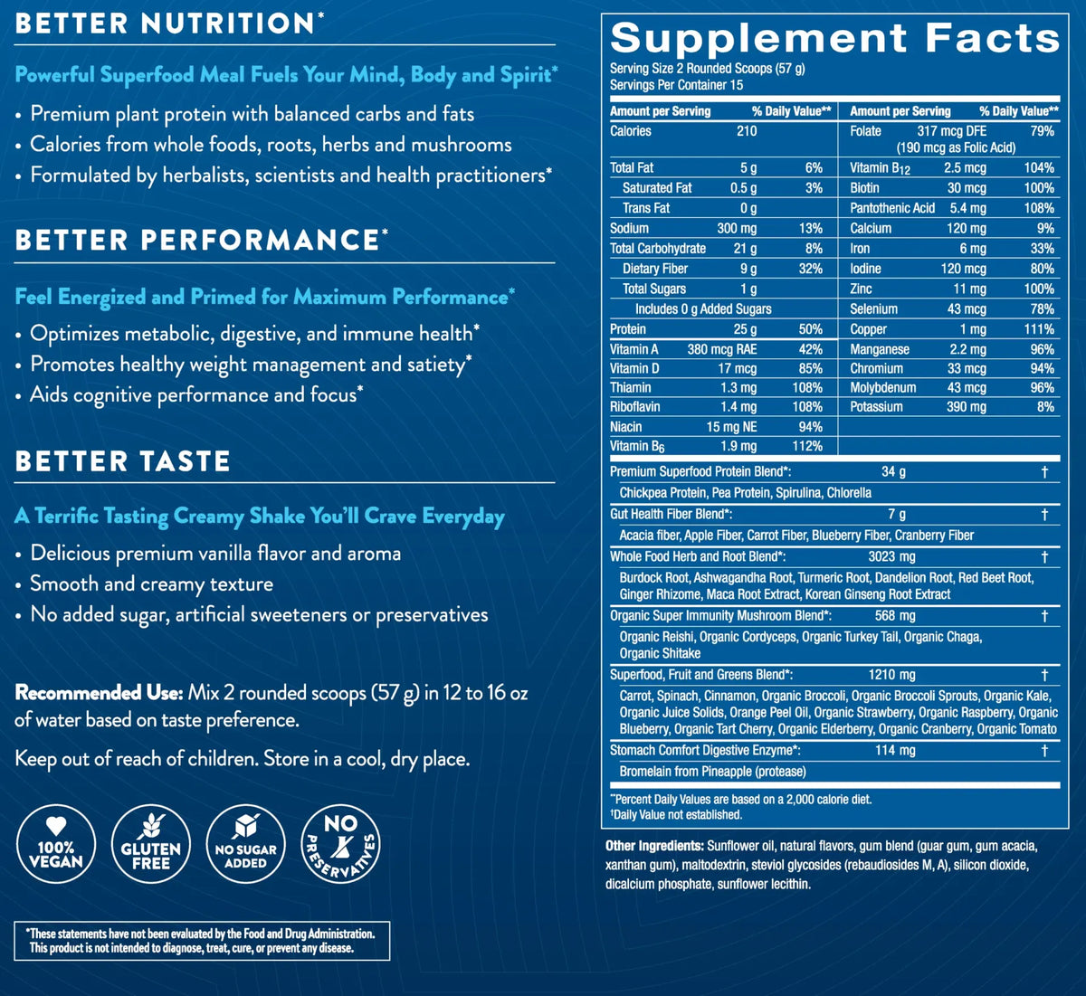 Nature's Sunshine Power Meal Vanilla