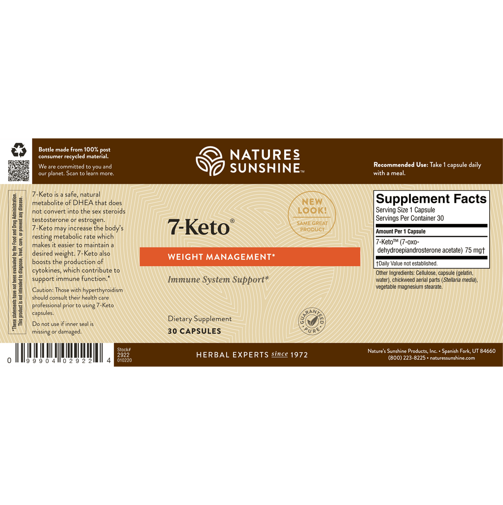 Nature's Sunshine 7-Keto (30 caps) - Nature's Best Health Store