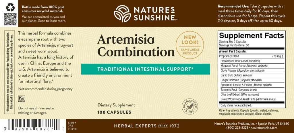 Nature's Sunshine Artemisia Combination (100 caps) - Nature's Best Health Store