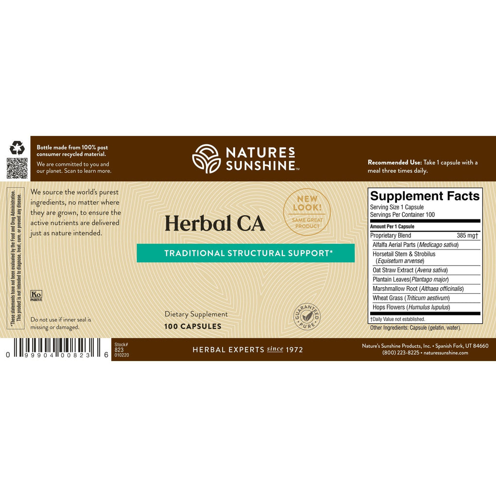 Nature's Sunshine CA, Herbal (100 caps) - Nature's Best Health Store