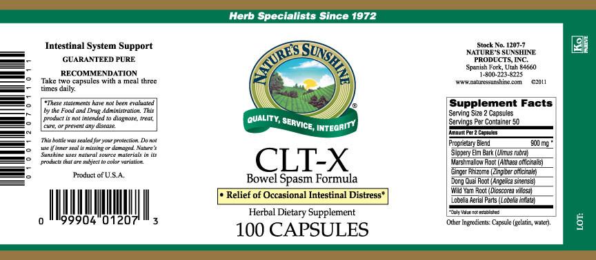 Nature's Sunshine CLT-X (100 caps) - Nature's Best Health Store