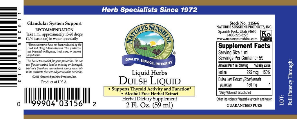 Nature's Sunshine Dulse Liquid (2 fl. oz.) - Nature's Best Health Store
