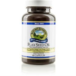 Nature's Sunshine Flax Seed Oil w/Lignans (60 softgel caps) - Nature's Best Health Store