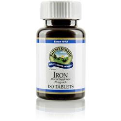 Nature's Sunshine Iron, Chelated (25 mg) (180 tabs) - Nature's Best Health Store