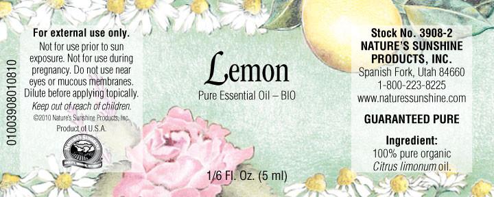 Nature's Sunshine Lemon BIO (5 ml) - Nature's Best Health Store