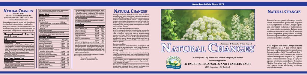Nature's Sunshine Natural Changes® (42 packets) - Nature's Best Health Store