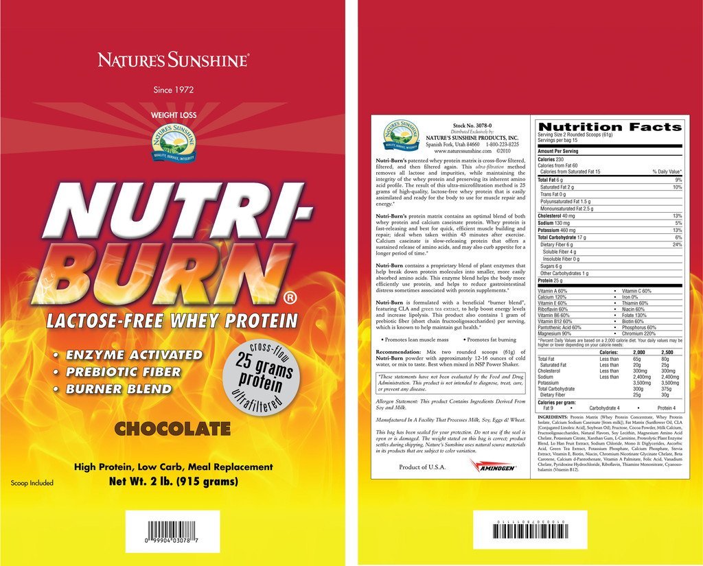 Nature's Sunshine Nutri-Burn® Chocolate (915 g) - Nature's Best Health Store