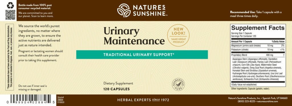Nature's Sunshine Urinary Maintenance (120 caps) - Nature's Best Health Store