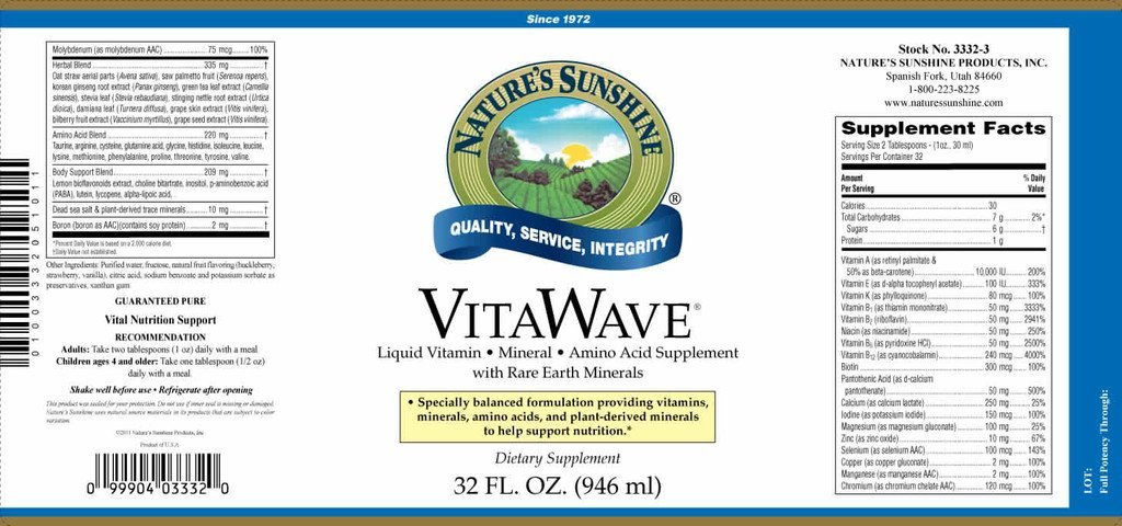 Nature's Sunshine VitaWave® Liquid Vit.& Min. (32 fl. oz.) - Nature's Best Health Store
