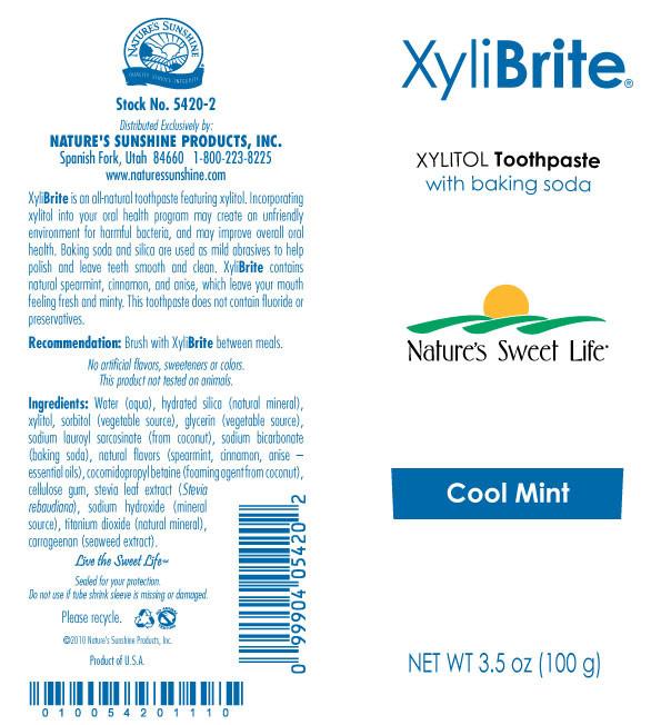 Nature's Sunshine XyliBrite Toothpaste (3.5 oz. tube) - Nature's Best Health Store