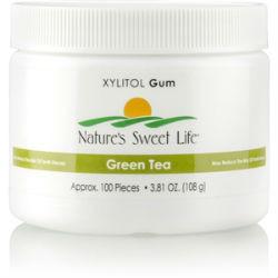 Nature's Sunshine Xylitol Gum (Green Tea) (100) - Nature's Best Health Store