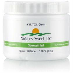 Nature's Sunshine Xylitol Gum (Spearmint) (100) - Nature's Best Health Store