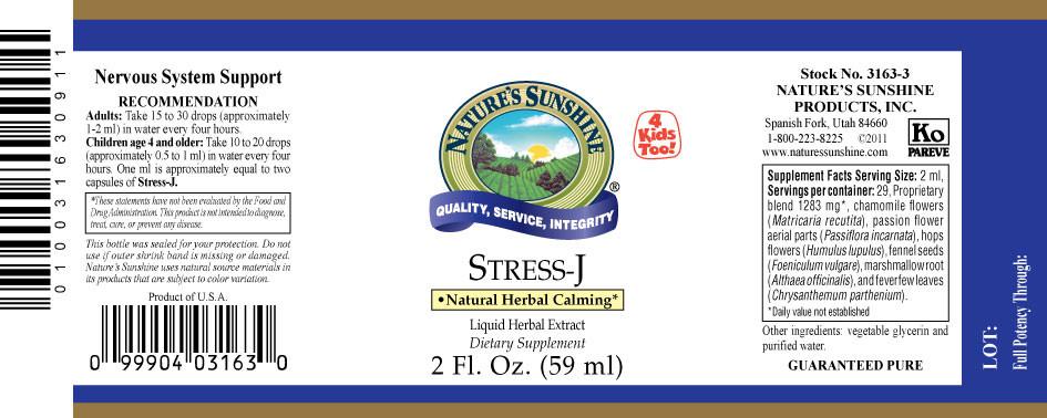Stress-J (2 fl. oz.) - Nature's Best Health Store