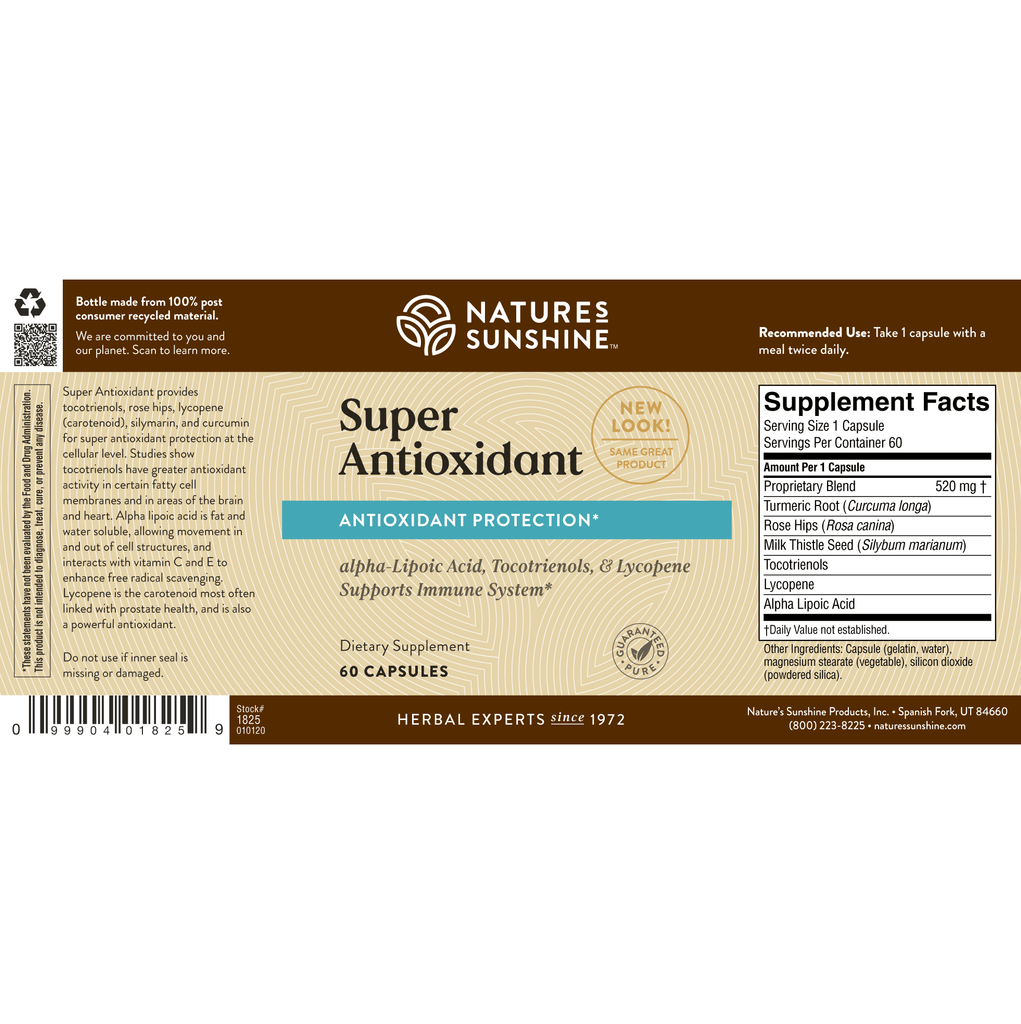 Super Antioxidant (60 caps) - Nature's Best Health Store