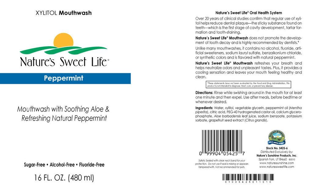 Xylitol Mouthwash (16 fl. oz.) - Nature's Best Health Store